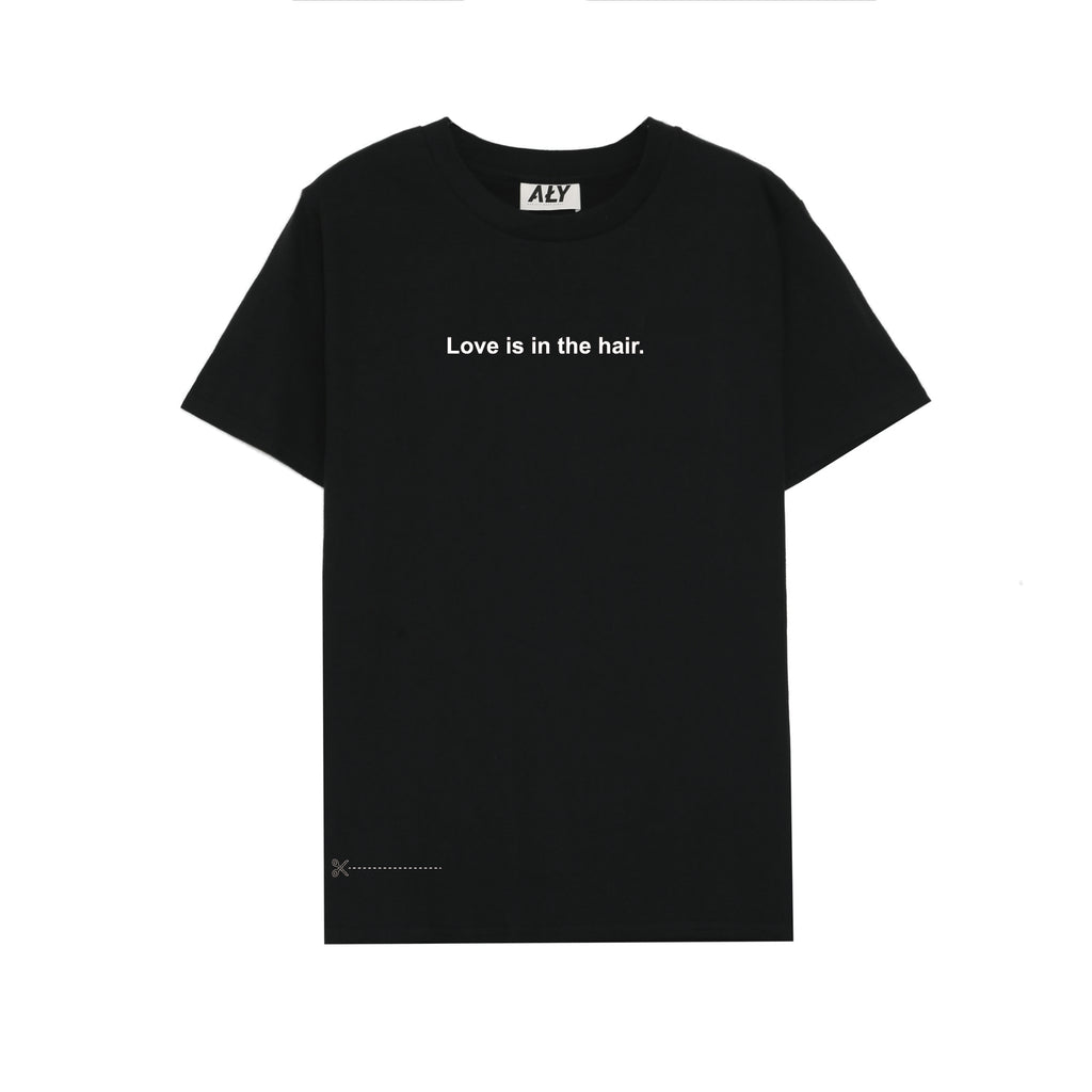 Marvin Lin X Aly Good Vibes - "Love is in the hair" Short Sleeve Tee